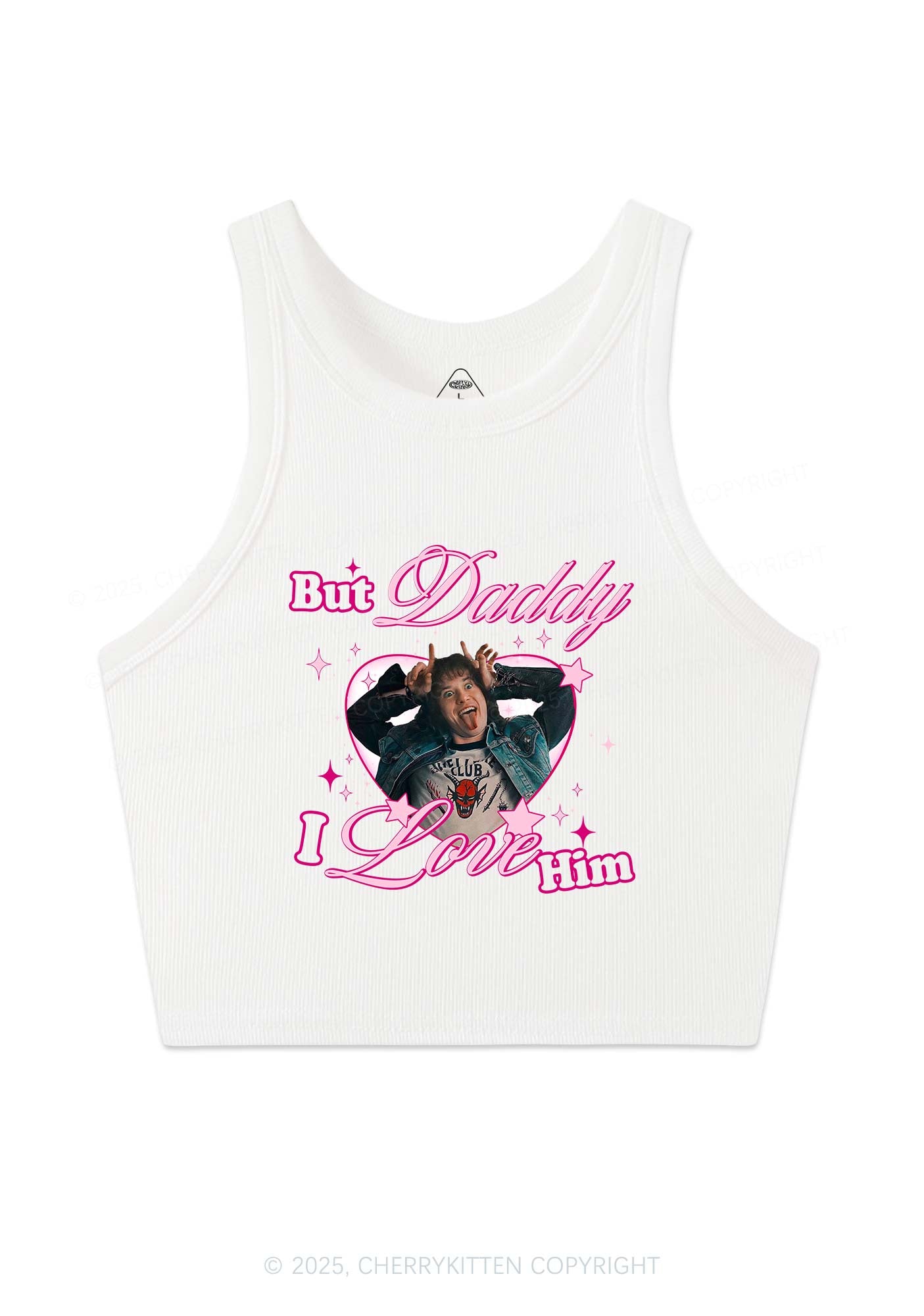 But Daddy I Love EM Y2K Crop Tank Top Cherrykitten