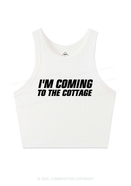 Im Coming To The Cottage HR Y2K Crop Tank Top Cherrykitten