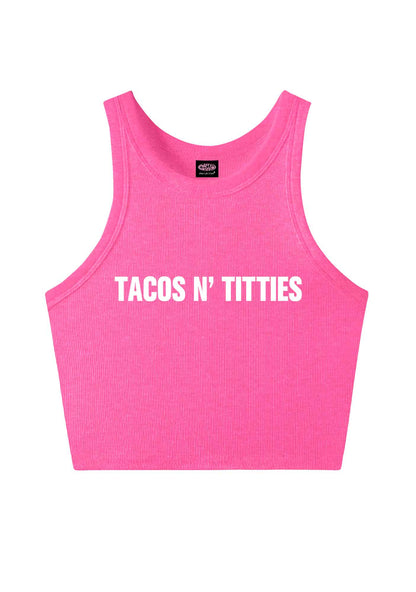 Tacos And Txtties Y2K Crop Tank Top Cherrykitten