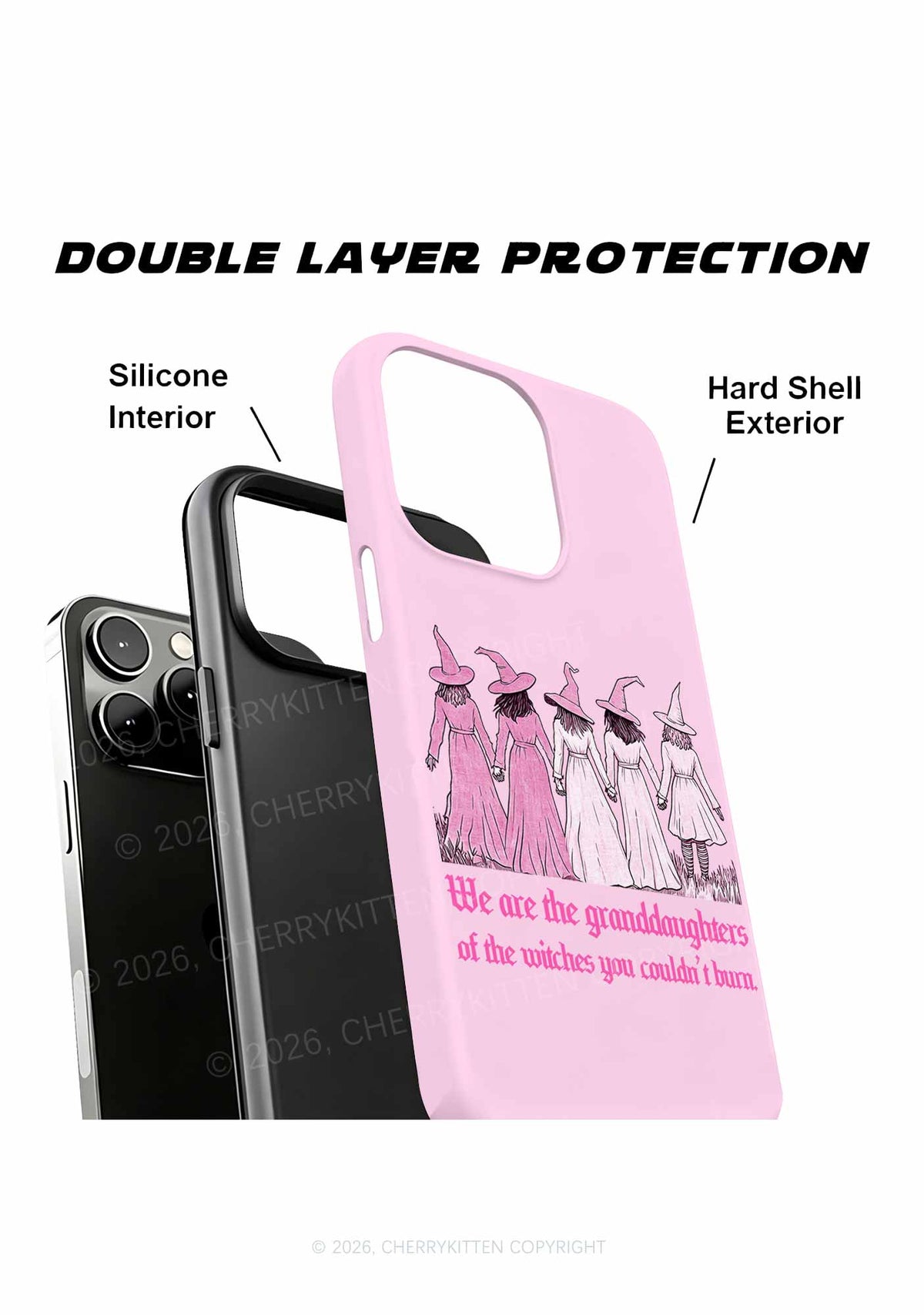 Halloween Witches Granddaughters Y2K Phone Case Cherrykitten