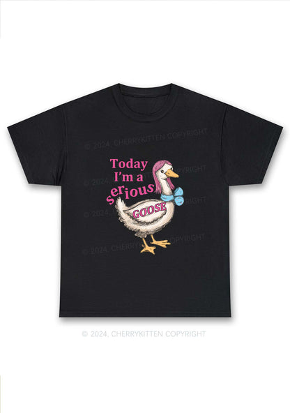 Serious Goose Y2K Chunky Shirt Cherrykitten