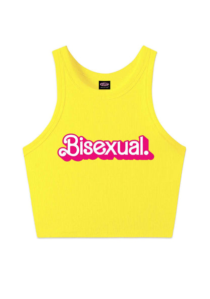 Pink Bisexual Pride Y2K Crop Tank Top Cherrykitten