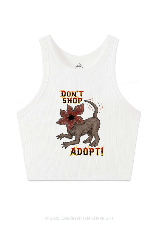 Dont Shop Adopt Y2K Crop Tank Top Cherrykitten