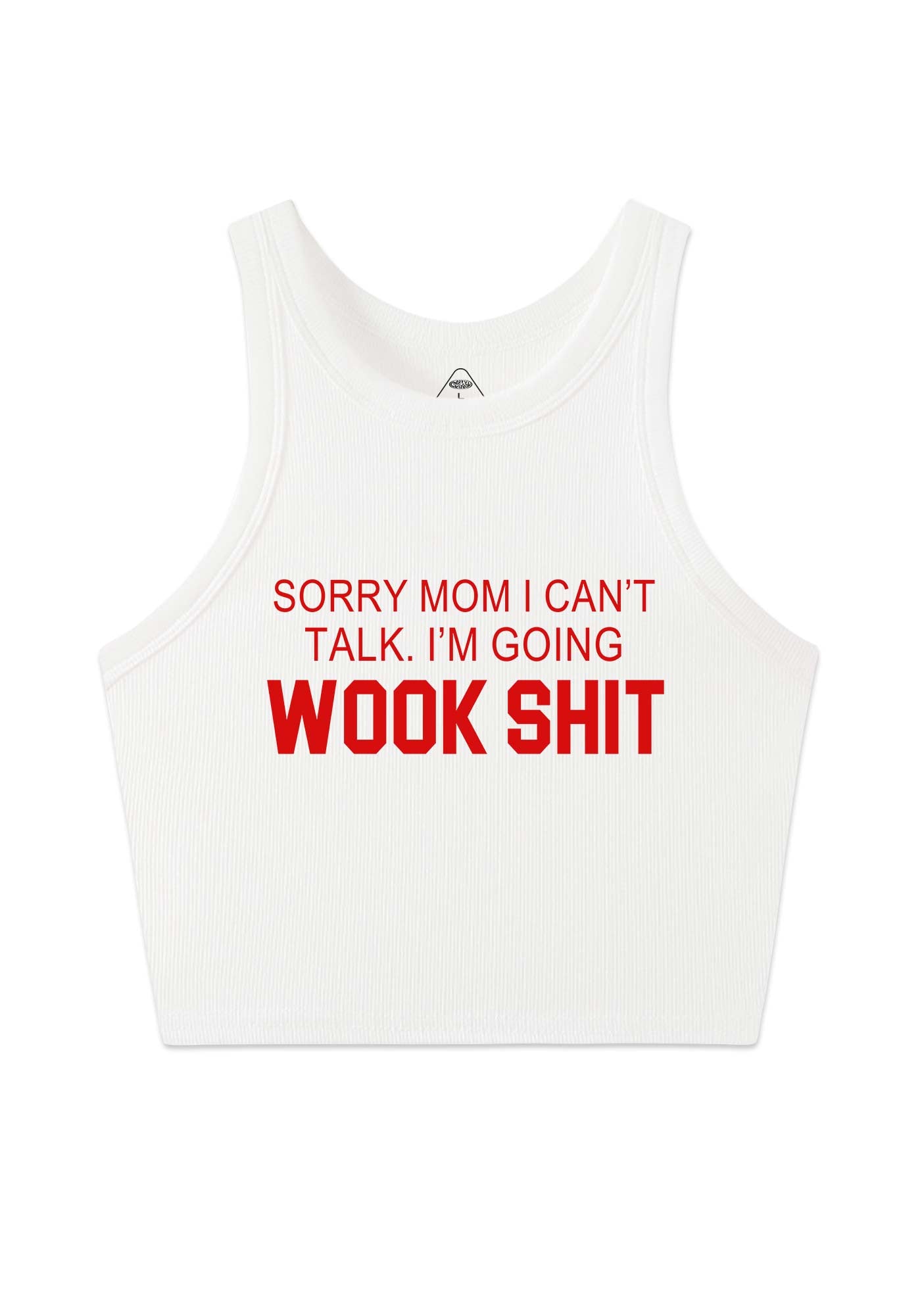 Im Doing Wook Shxt Y2K Crop Tank Top Cherrykitten
