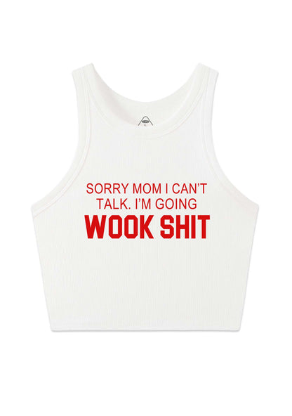 Im Doing Wook Shxt Y2K Crop Tank Top Cherrykitten