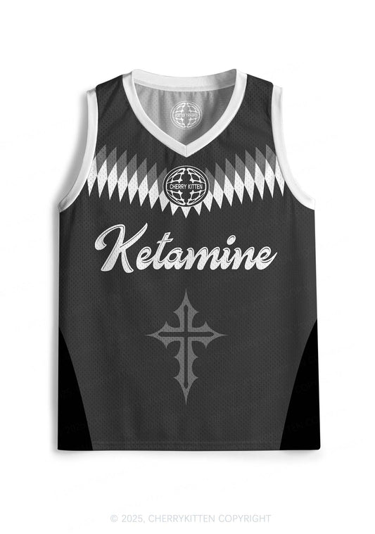 Custom Ketamxxe Cross Y2K Sport Jersey Tank Cherrykitten