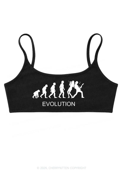 Evolution Rock Band Y2K Super Crop Cami Cherrykitten