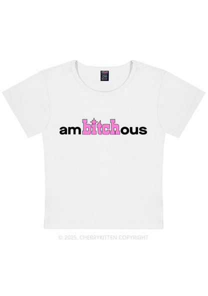 Ambxxchous Y2K Baby Tee Cherrykitten