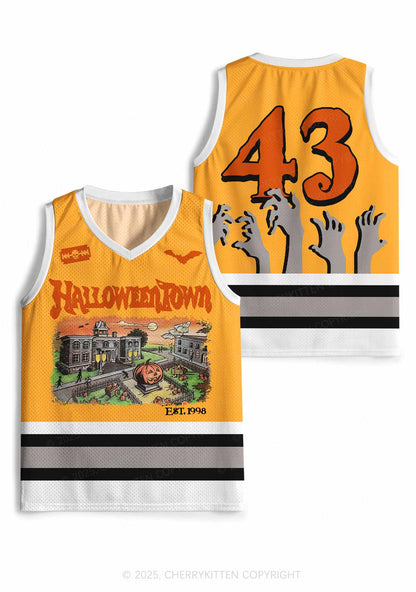 Custom Halloween Town Y2K Sport Jersey Tank Cherrykitten