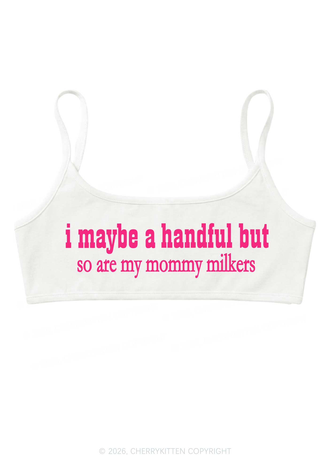 Handful Mommy Milkers Y2K Super Crop Cami Cherrykitten