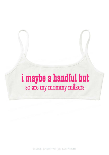 Handful Mommy Milkers Y2K Super Crop Cami Cherrykitten