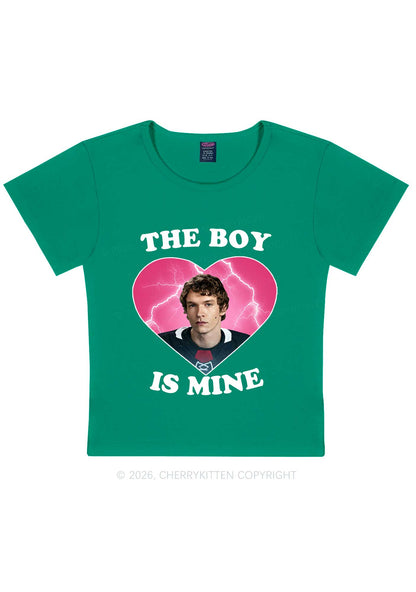 The Boy Is Mine CS Y2K Baby Tee Cherrykitten