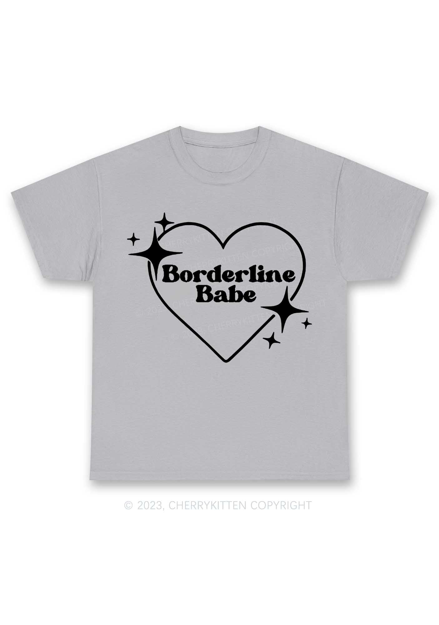 Borderline Personality Babe Y2K Chunky Shirt Cherrykitten