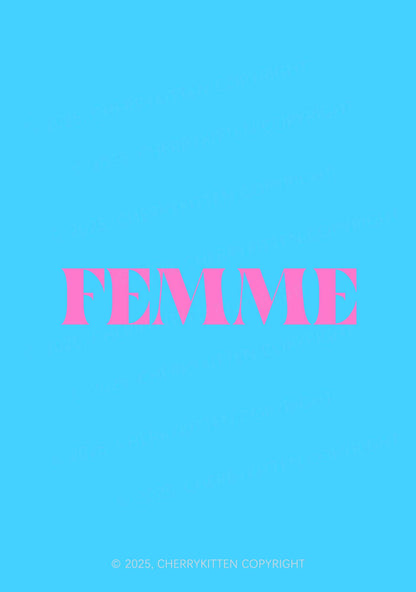 Femme Pride 1Pc Y2K Pin Badge Cherrykitten
