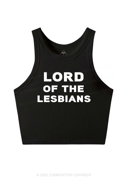 Lord Of The Lesbians Y2K Crop Tank Top Cherrykitten