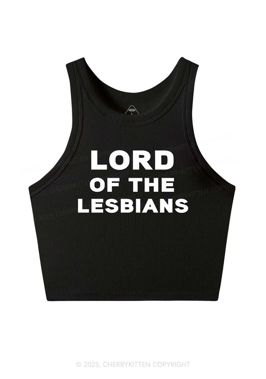Lord Of The Lesbians Y2K Crop Tank Top Cherrykitten