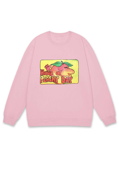 Have A Peachy Day Y2K Sweatshirt