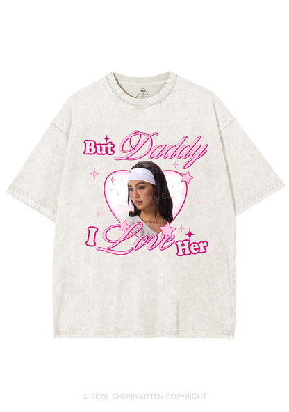 Custom But Daddy I Love Y2K Shirts Washed Tee Cherrykitten