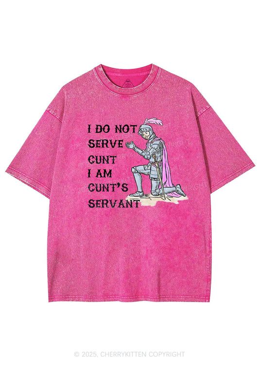 I Am Cxxt Servant Y2K Shirts Washed Tee Cherrykitten