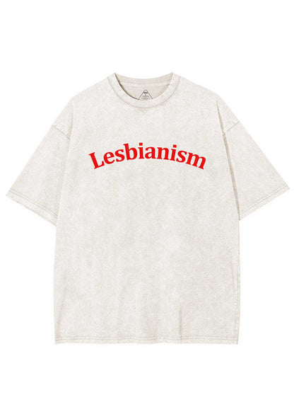 Lesbianism Y2K Shirts Washed Tee Cherrykitten