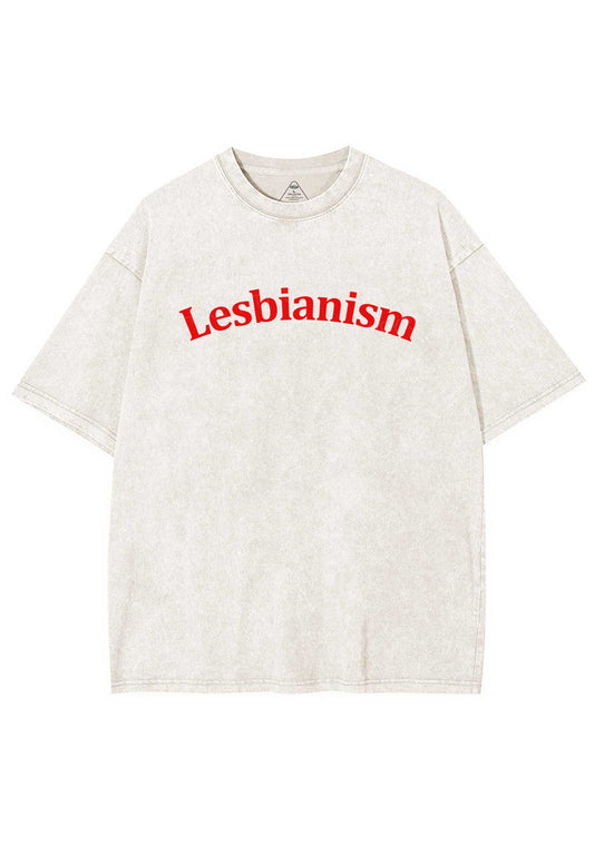 Lesbianism Y2K Shirts Washed Tee Cherrykitten