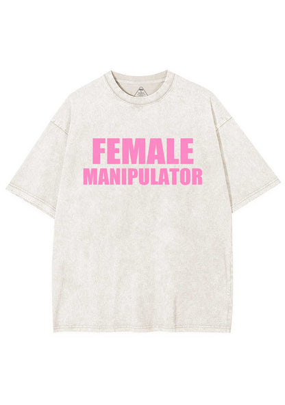 Female Manipulator Y2K Shirts Washed Tee Cherrykitten