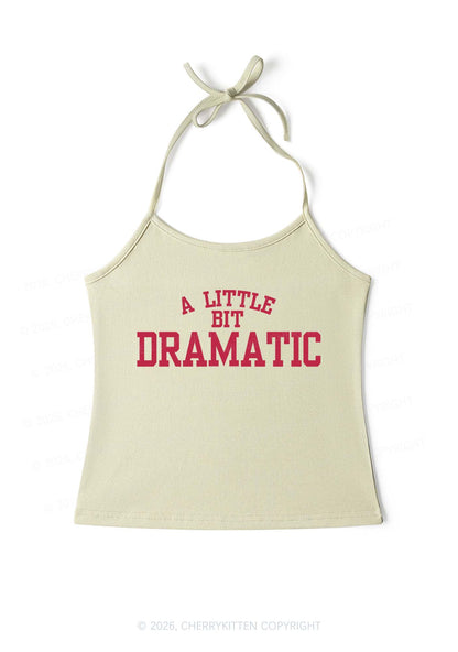 A Little Bit Dramatic Y2K Halter Neck Cami Cherrykitten