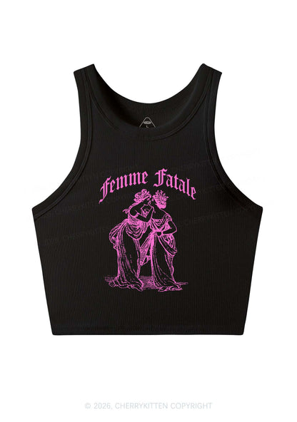 Femme Fatale Women Pride Y2K Crop Tank Top Cherrykitten