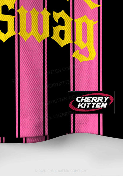 Girls Love My Swag Pride Y2K Crop Sport Jersey Shirts Cherrykitten