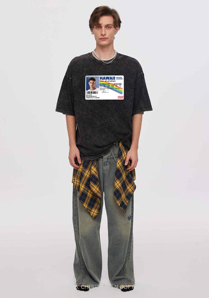 Custom MCL ID Y2K Shirts Washed Tee Cherrykitten