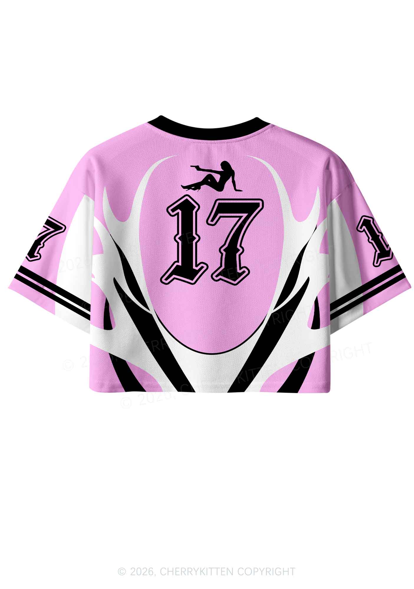 Dibs On The Girls Pride Y2K Crop Sport Jersey Shirts Cherrykitten