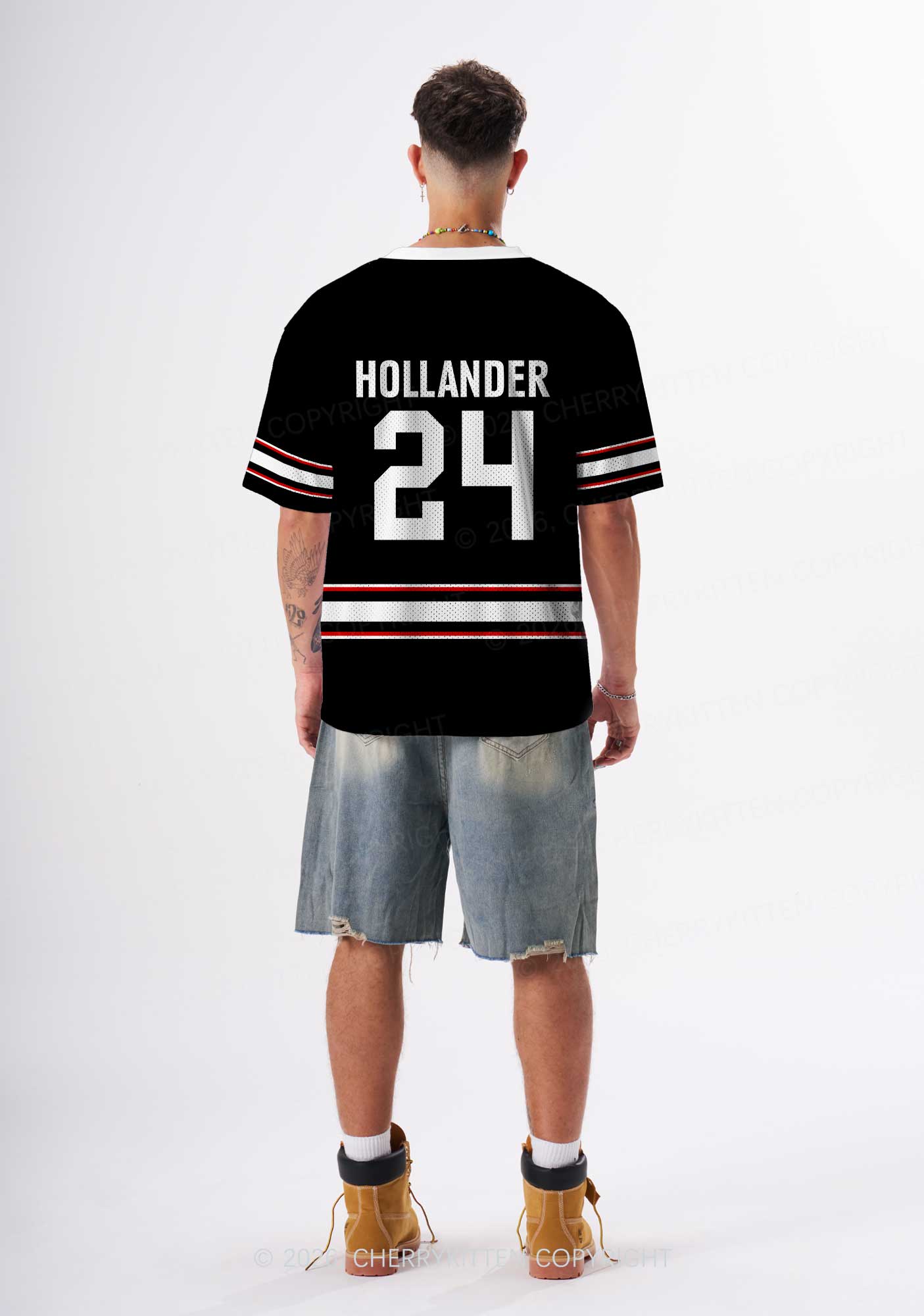 Blue Gaze HR Y2K Sport Jersey Shirts Cherrykitten