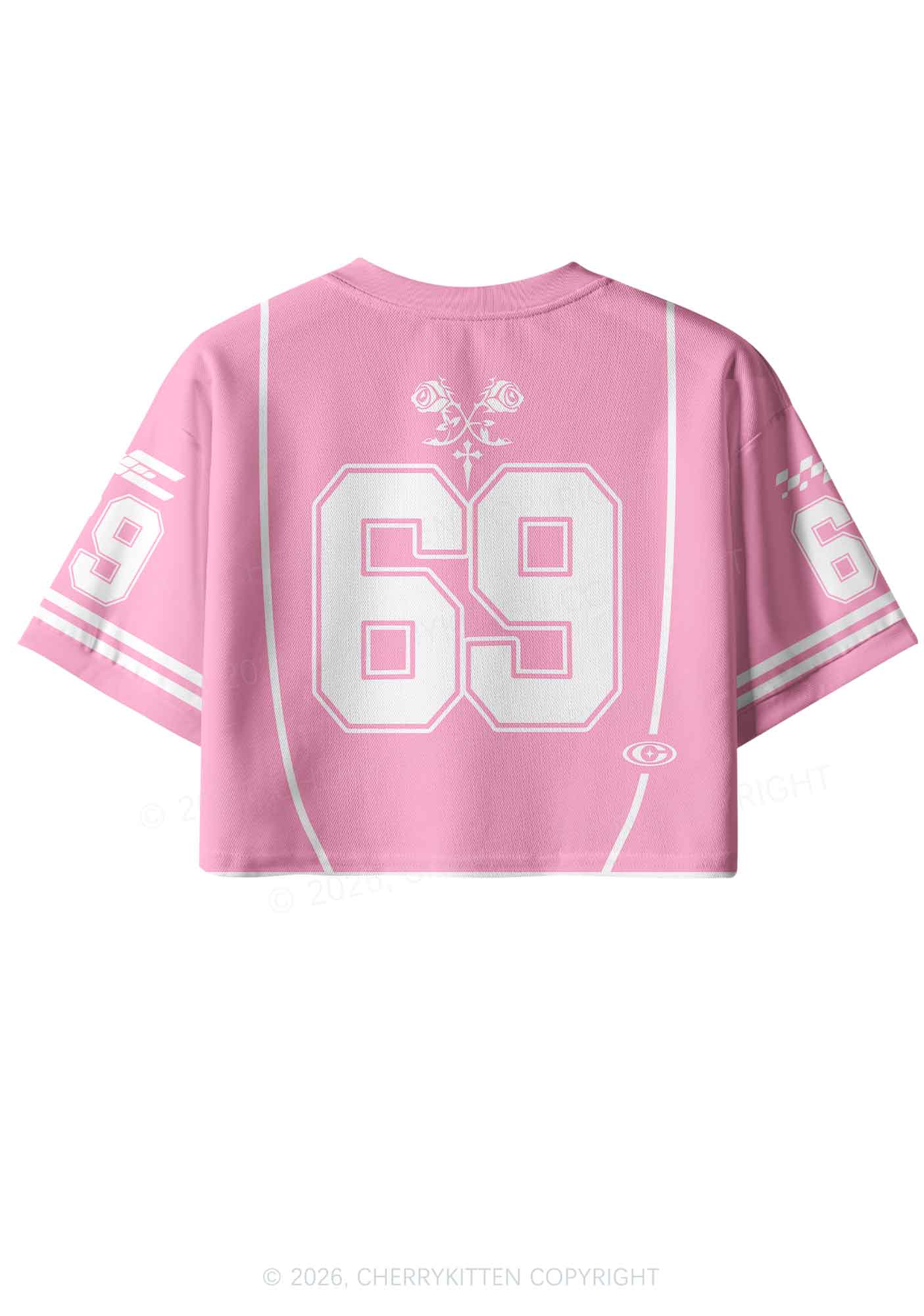 Im A Lesbian And So Can You Pride Y2K Crop Sport Jersey Shirts Cherrykitten