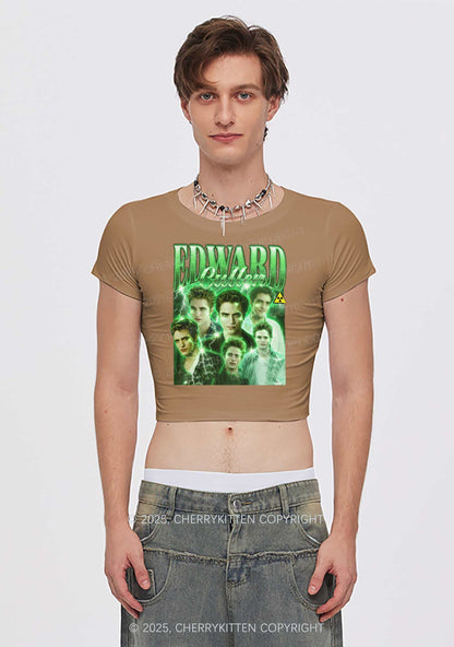 EC Green Lightning Y2K Baby Tee Cherrykitten