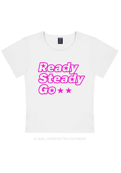 Ready Steady Go Y2K Baby Tee Cherrykitten