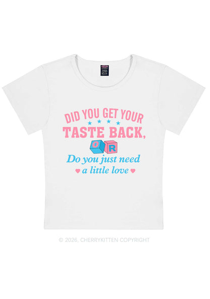Get Your Taste Back Y2K Baby Tee Cherrykitten