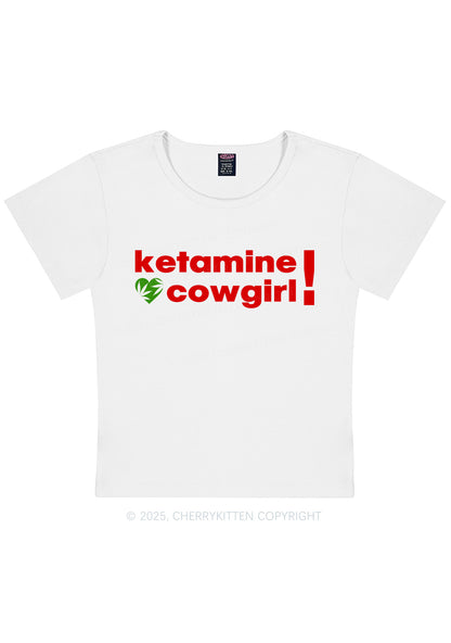 K Cowgirl Y2K Baby Tee Cherrykitten