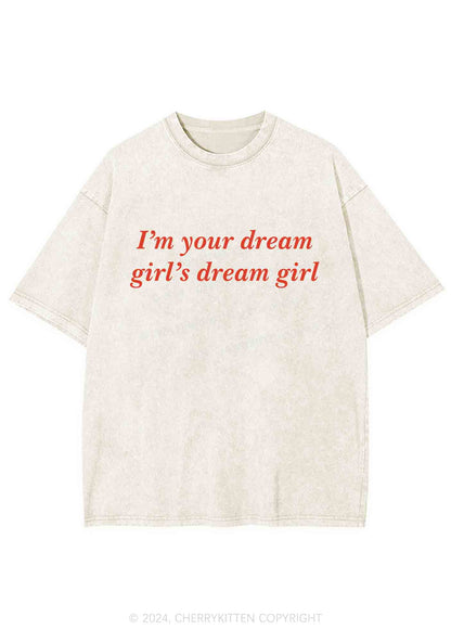 Dream Girl Y2K Washed Tee Cherrykitten