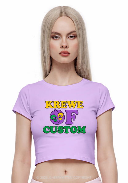 Krewe Of Custom Y2K Baby Tee Cherrykitten