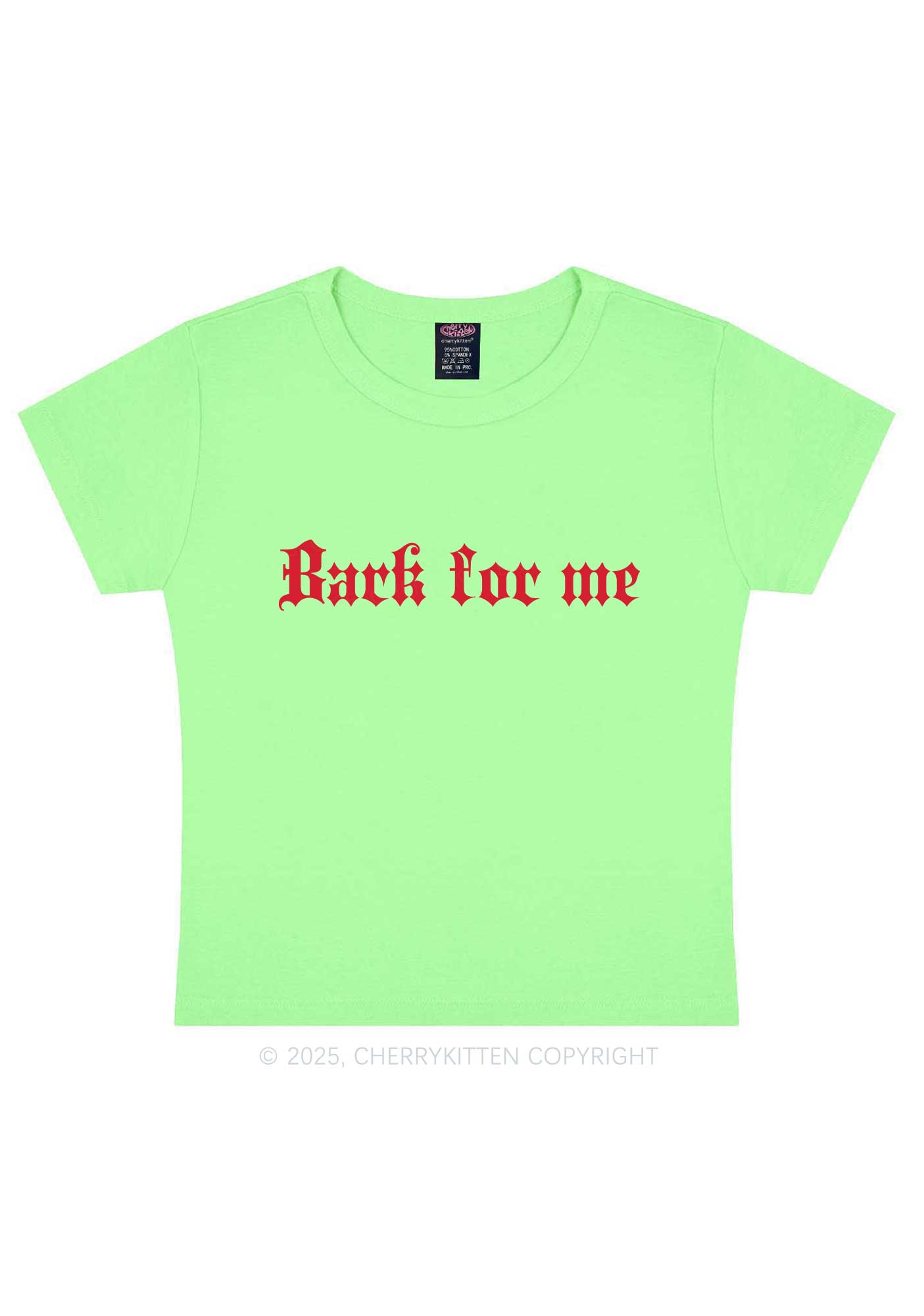 Bark For Me Y2K Baby Tee Cherrykitten