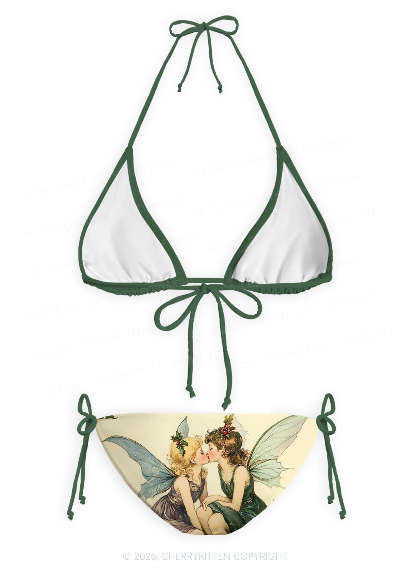 Fairy Kiss Pride Y2K Print Bikini Set Cherrykitten