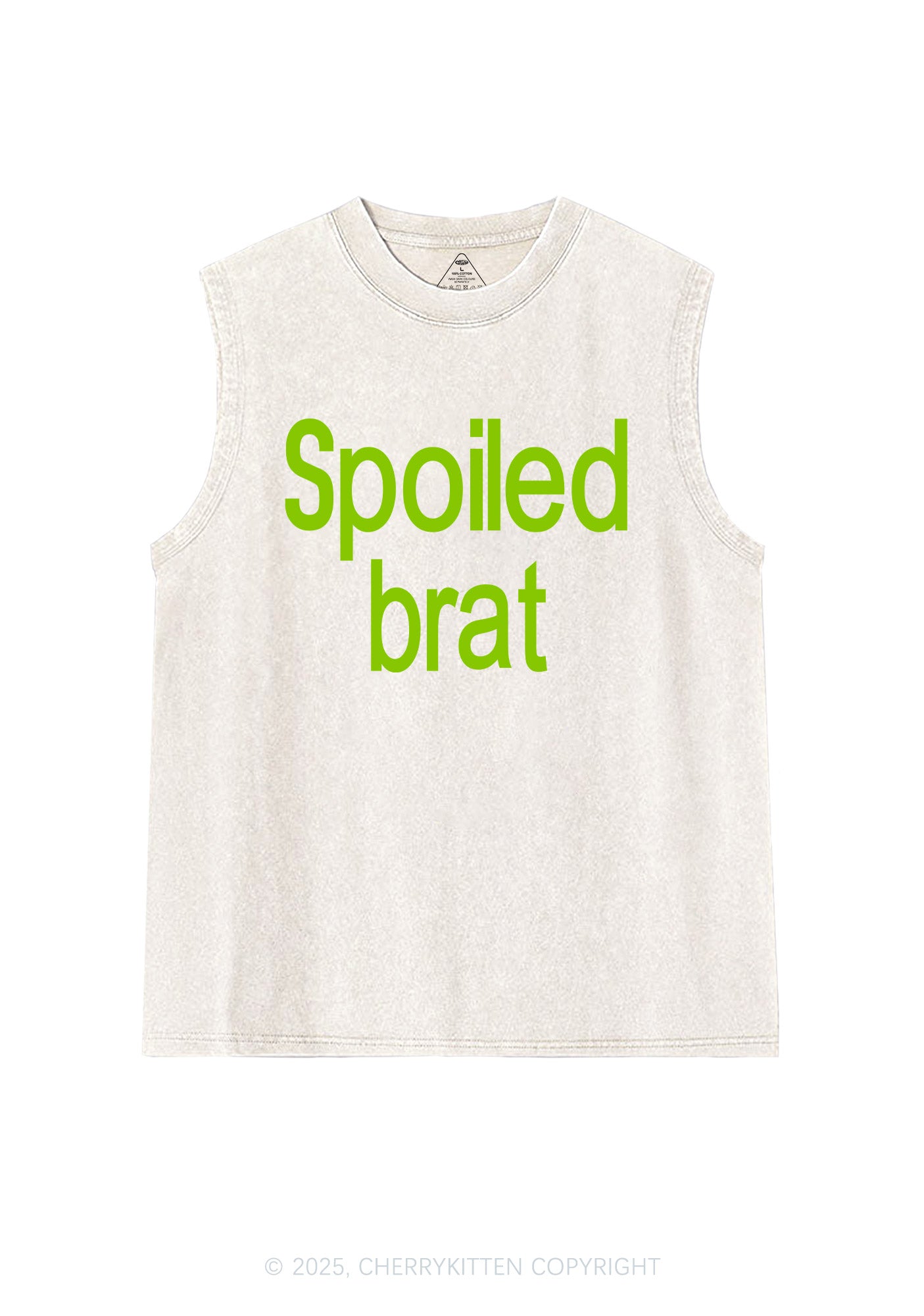 Spoiled Brat Y2K Washed Muscle Tank Cherrykitten