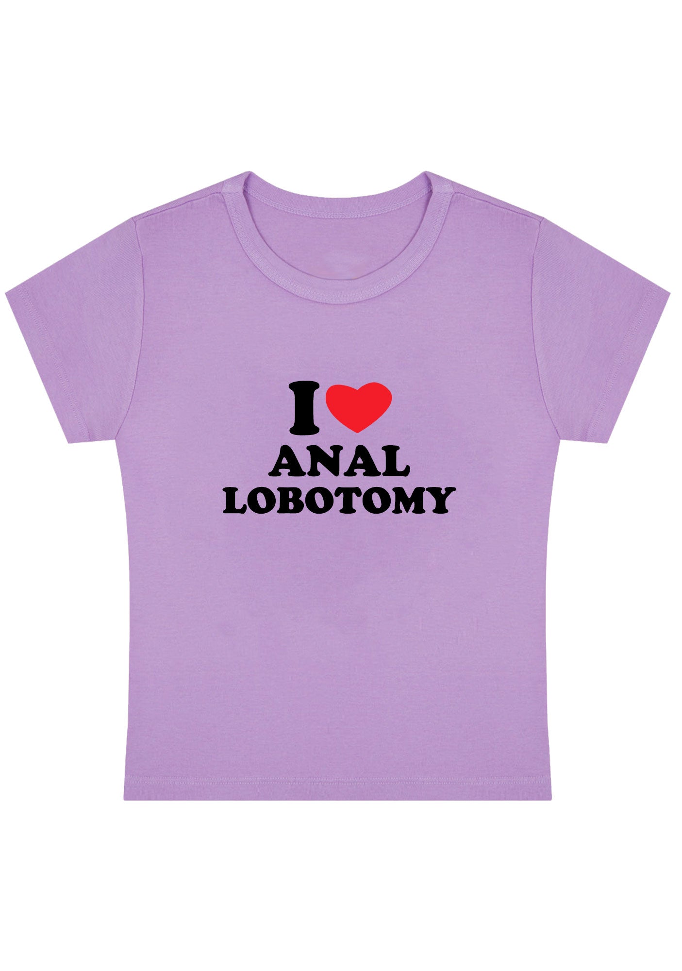 Curvy I Love Lobotomy Baby Tee