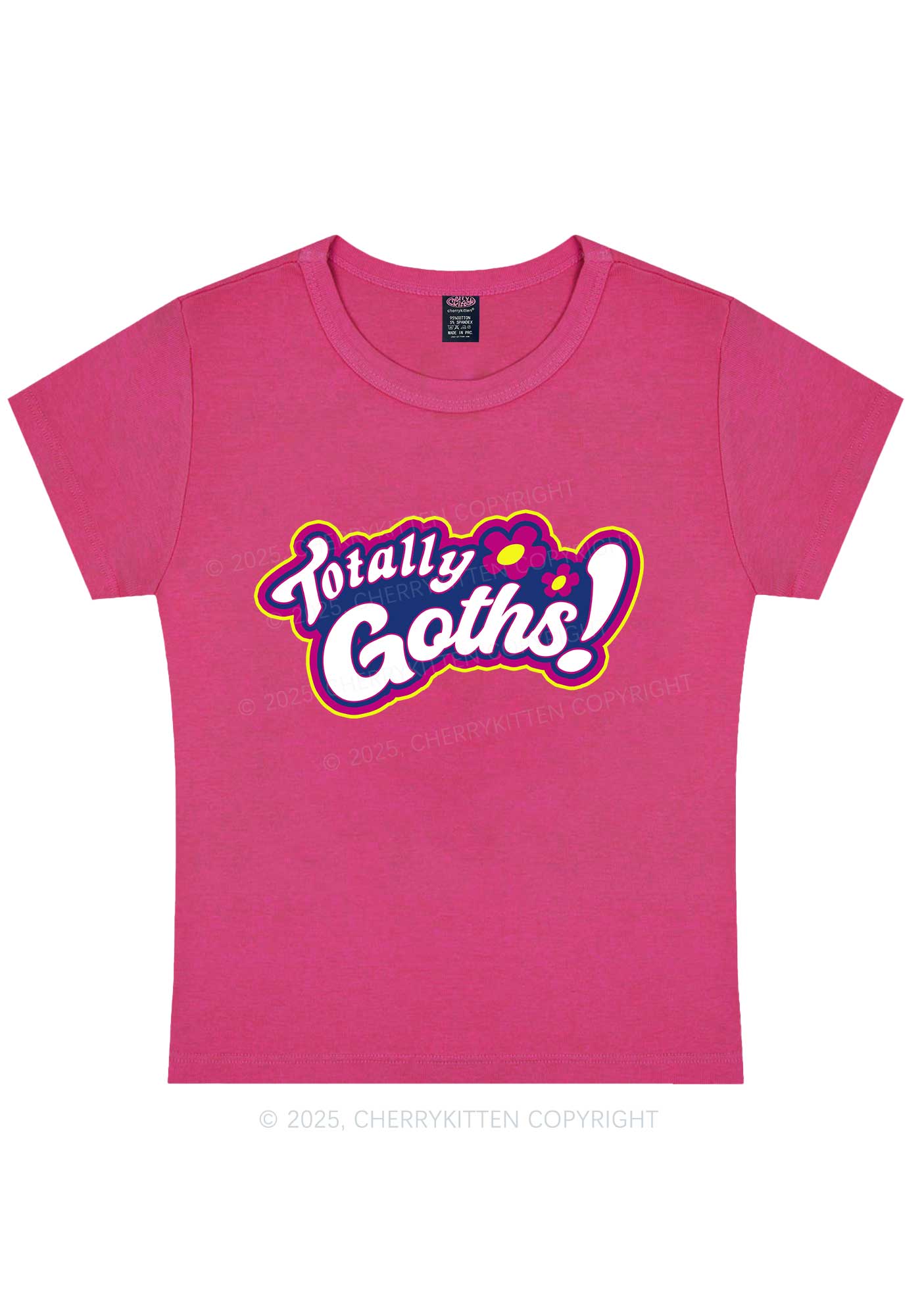 Totally Goths Y2K Baby Tee Cherrykitten