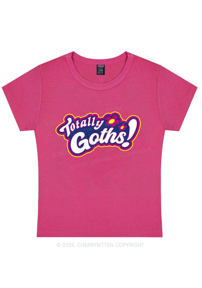 Totally Goths Y2K Baby Tee Cherrykitten