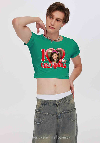 Custom I Love My Hot GF BF Y2K Valentine's Day Baby Tee Cherrykitten