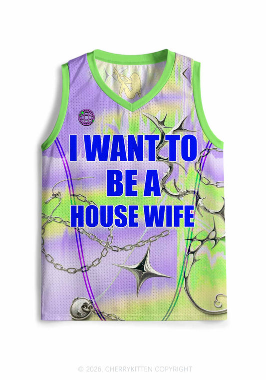 I Want To Be A House Wife Y2K Sport Jersey Tank Cherrykitten
