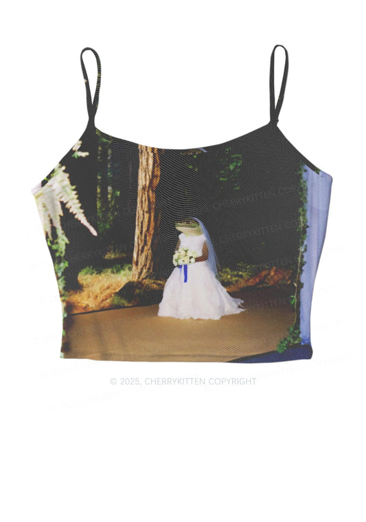 Crocodile Bride Y2K Mesh Cami Tank Cherrykitten