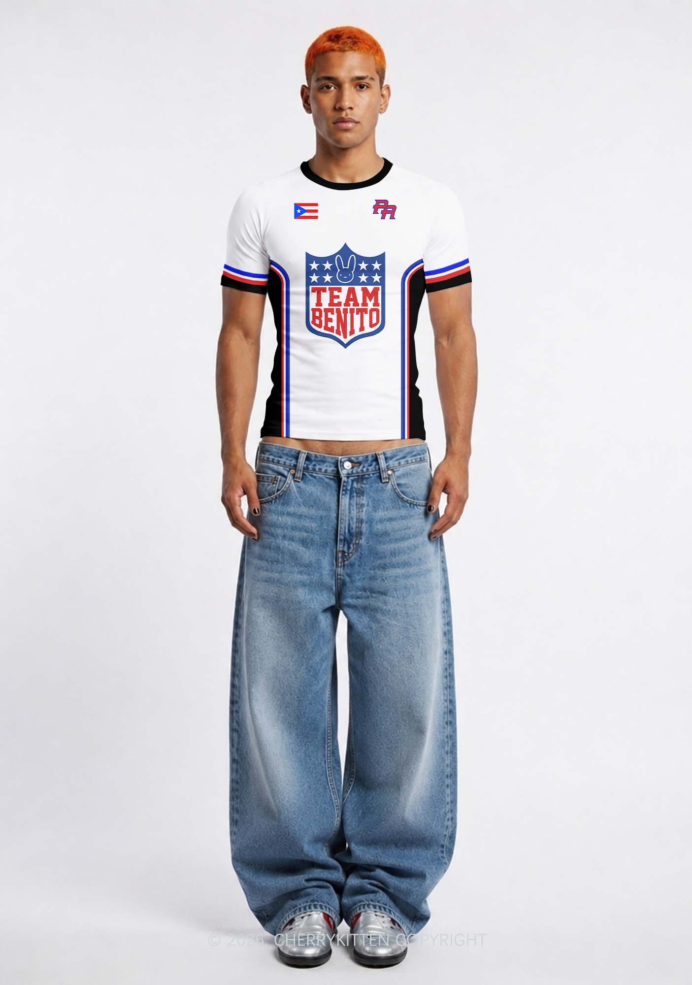 Team Bunny Y2K Football Jersey Shirts Cherrykitten