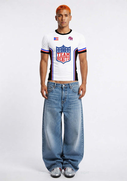 Team Bunny Y2K Football Jersey Shirts Cherrykitten